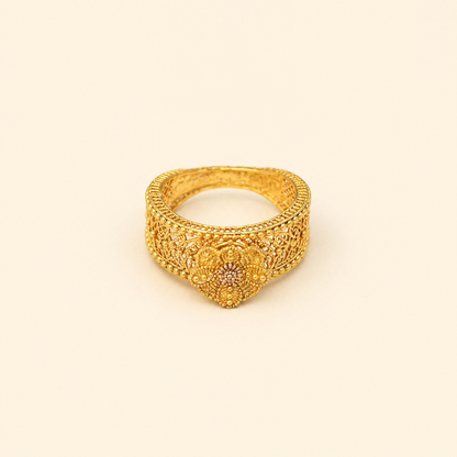 Golden Heart Ring