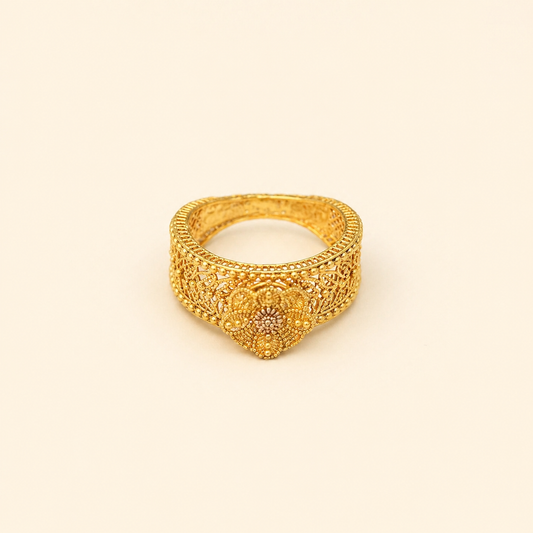 Golden Heart Ring