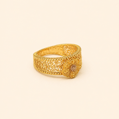 Golden Heart Ring