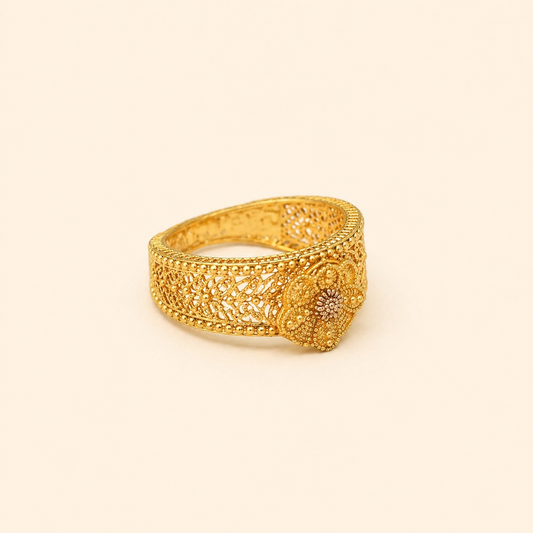 Golden Heart Ring