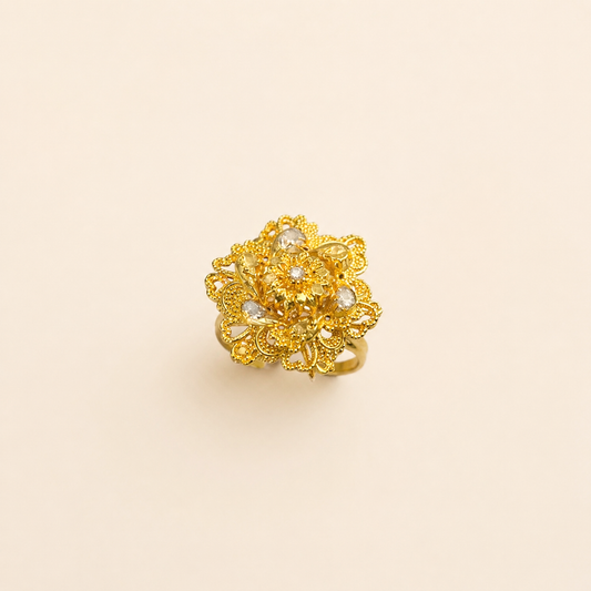 Golden Bloom Ring
