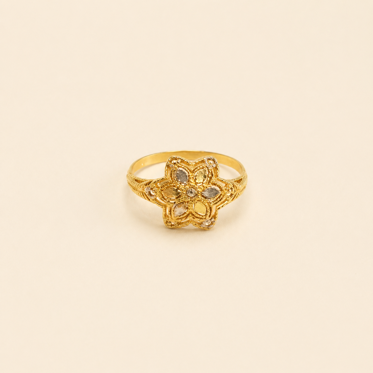 Golden Petal Ring
