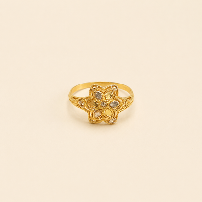 Golden Petal Ring